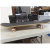 Image 3 : Vintage Skateboard and GE 2+2 Dual-Cassette Ghetto Blaster