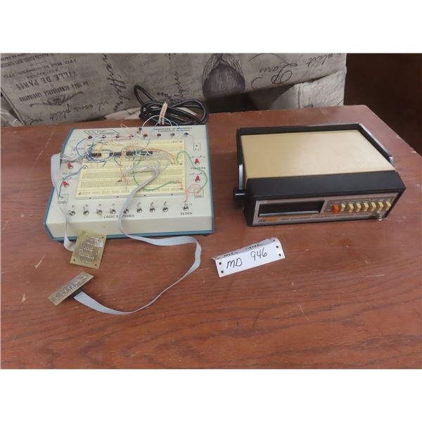 PCF Logic Designer Powered Electronic Breadboard System and B&K Precision