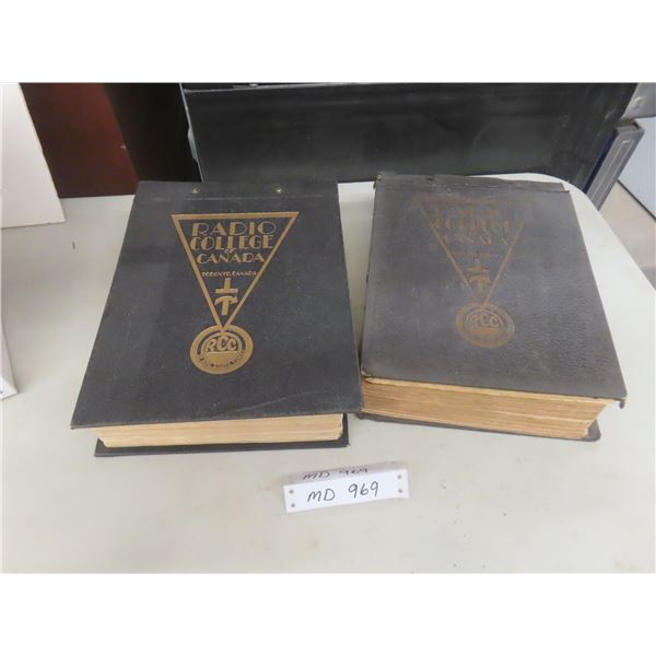 Two Radio College of Canada Repair Manuals