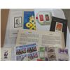 Image 2 : Vintage Canada Stamps and Envelopes, Plus Twenty Assorted Railroad Fridge Magnets (3"–8")
