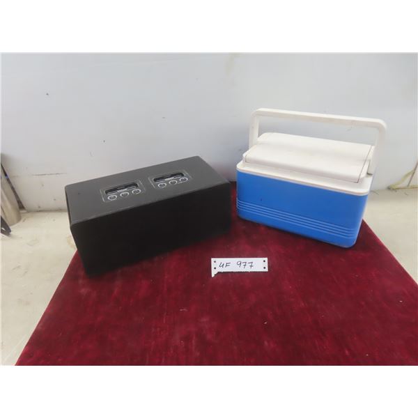 Double Docking Speaker for iPod/iPhone with Cooler