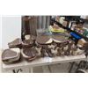 Image 1 : 63-Piece Place Setting Pfaltzgraff Brownstone Dishes 