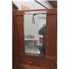 Image 11 : Antique Oak Wardrobe Cabinet 72'' x 39'' x 18'' 