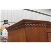 Image 3 : Antique Oak Wardrobe Cabinet 72'' x 39'' x 18'' 