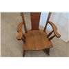 Image 4 : Antique Oak Rocking Chair 