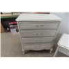 Image 2 : Dresser 4-Drawer 38'' x 18'' x 32'' , Matching Night Stand 24'' x 