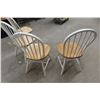 Image 5 : 4 Country Style Wood Kitchen Chairs 