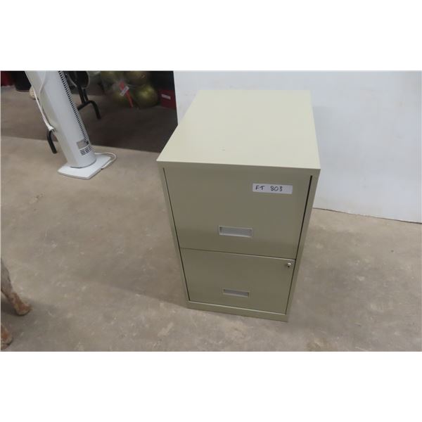 Metal 2-Drawer Filing Cabinet 24'' x 14'' x 18'' 