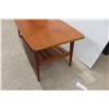 Image 3 : Teak Coffee Table 15'' x 41'' x 16'' Bottom Shelf is Not Broken But