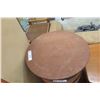 Image 4 : Wood Barrel with Top Added for End Table Use 23'' H x 15'' 
