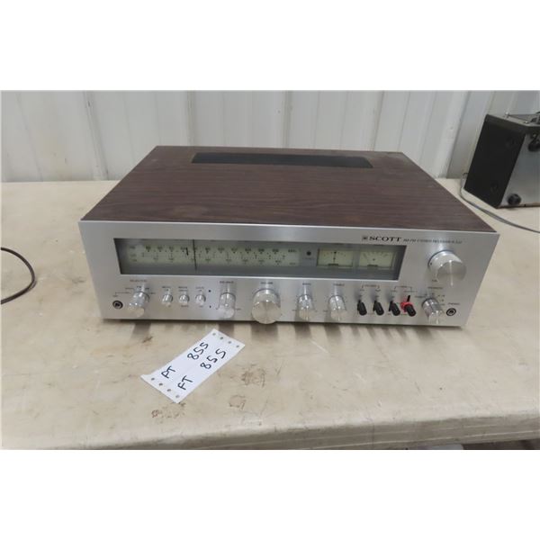 Scott AM/FM Stereo Receiver, No Power Cord. 