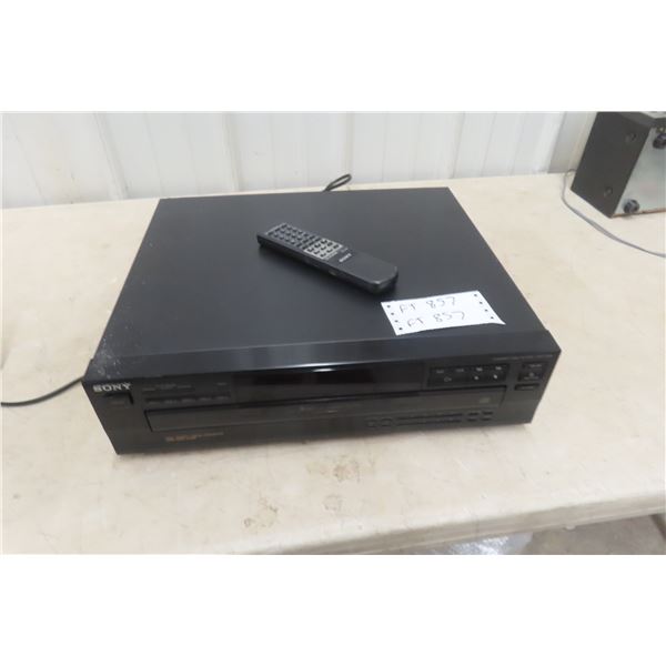 Sony Five-Disc Player CDP-C245 with Remote