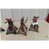 Image 4 : (4) 2 Ton Jack Stands 