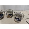 Image 2 : 6 Festival Stoneware Coffee Mugs 