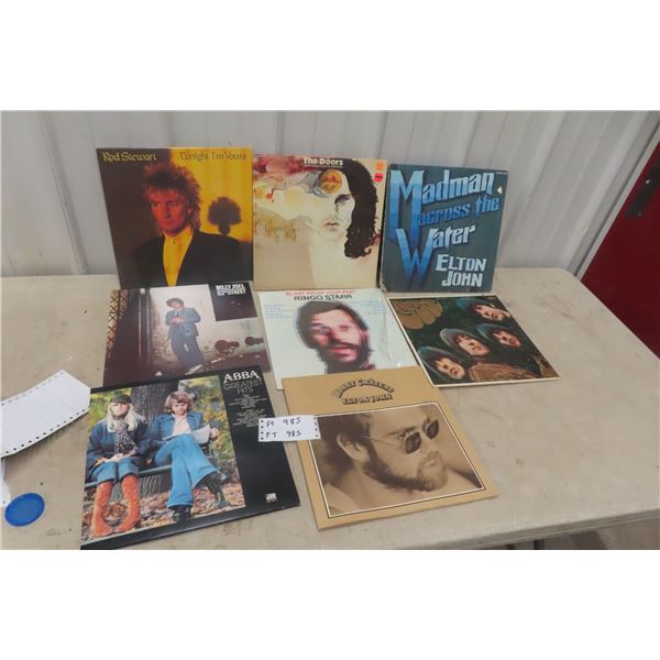 8 Records - Elton John, Rod Stewart, The Doors and More!