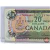Image 2 : Canada $20 Bill 1969 : Beattie/Rasminsky #ET4818688 (See Pictures for Varieties, Conditions, Serial 