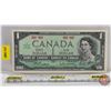 Image 1 : Canada $1 Bill 1967 : Beattie/Rasminsky # 1867 1967 (See Pictures for Varieties, Conditions, Serial 