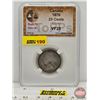Image 1 : Canada Twenty Five Cent 1870 : RaRiTy Obv #1 (TPCG Cert : VF25) (SEE PICTURES!)  (Listing & Descript