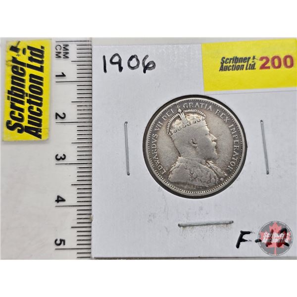 Canada Twenty Five Cent 1906 (SEE PICTURES!)  (Listing & Descriptions are a GUIDE ONLY and are subje