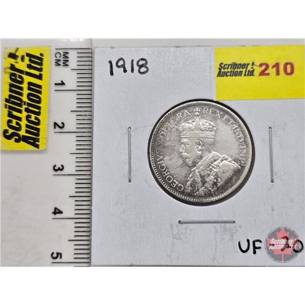 Canada Twenty Five Cent 1918 (SEE PICTURES!)  (Listing & Descriptions are a GUIDE ONLY and are subje
