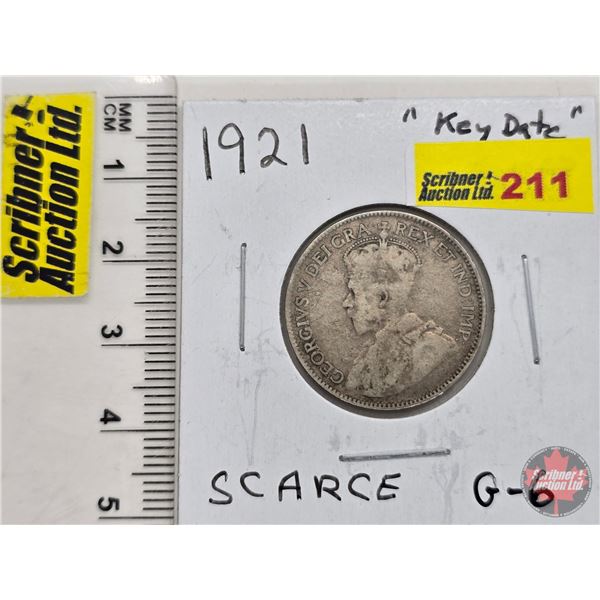 Canada Twenty Five Cent 1921 (SEE PICTURES!)  (Listing & Descriptions are a GUIDE ONLY and are subje