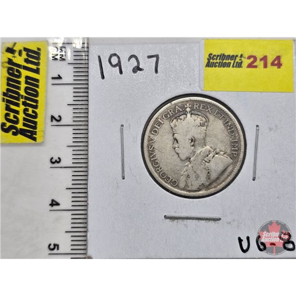 Canada Twenty Five Cent 1927 (SEE PICTURES!)  (Listing & Descriptions are a GUIDE ONLY and are subje