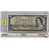 Image 1 : Canada $20 Bill 1954 : Beattie/Rasminsky #BW9093295 (See Pictures for Varieties, Conditions, Serial 
