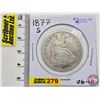 Image 1 : USA Half Dollar 1877S (SEE PICTURES!)  (Listing & Descriptions are a GUIDE ONLY and are subject to c