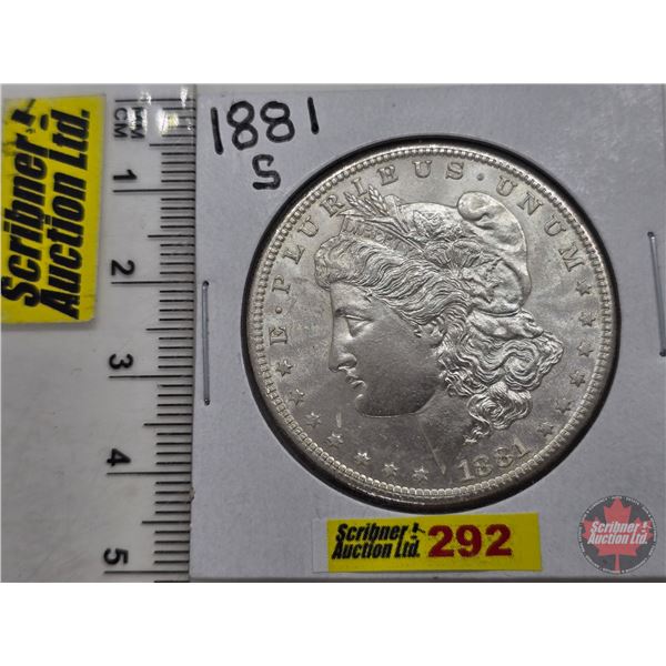 USA Morgan Dollar 1881S (SEE PICTURES!)  (Listing & Descriptions are a GUIDE ONLY and are subject to