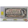 Image 1 : Canada $100 Bill 1954 : Lawson/Bouey #CJ1795448 (See Pictures for Varieties, Conditions, Serial Numb