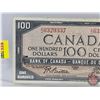 Image 2 : Canada $100 Bill 1954 : Beattie/Coyne #AJ6329337 (See Pictures for Varieties, Conditions, Serial Num