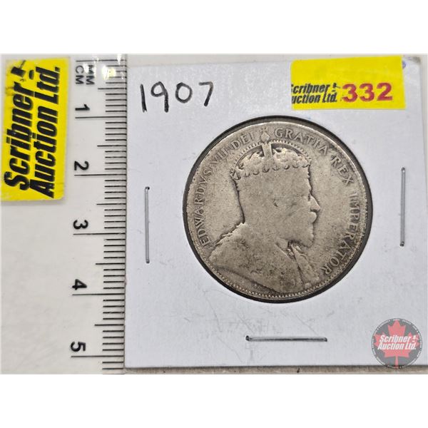 Canada Fifty Cent 1907 (SEE PICTURES!)  (Listing & Descriptions are a GUIDE ONLY and are subject to 