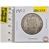 Image 1 : Canada Fifty Cent 1907 (SEE PICTURES!)  (Listing & Descriptions are a GUIDE ONLY and are subject to 