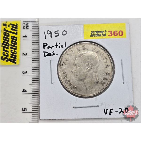 Canada Fifty Cent 1950 Half Des (SEE PICTURES!)  (Listing & Descriptions are a GUIDE ONLY and are su