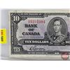 Image 2 : Bank of Canada $10 Bill 1937 : Gordon/Towers #ND9101094 (See Pictures for Varieties, Conditions, Ser
