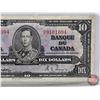 Image 3 : Bank of Canada $10 Bill 1937 : Gordon/Towers #ND9101094 (See Pictures for Varieties, Conditions, Ser