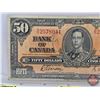 Image 2 : Bank of Canada $50 Bill 1937 : Gordon/Towers #BH2578041 (See Pictures for Varieties, Conditions, Ser