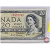 Image 2 : Canada $20 Bill 1954DF "Devil's Face" : Coyne/Towers #AE7892767 (See Pictures for Varieties, Conditi