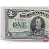 Image 2 : The Dominion of Canada $1 Bill : 1923 "Red Seal" : McCavour/Saunders #W-623697 (See Pictures for Var