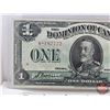 Image 2 : The Dominion of Canada $1 Bill : 1923 "Black Seal" : McCavour/Saunders #V-182722 (See Pictures for V