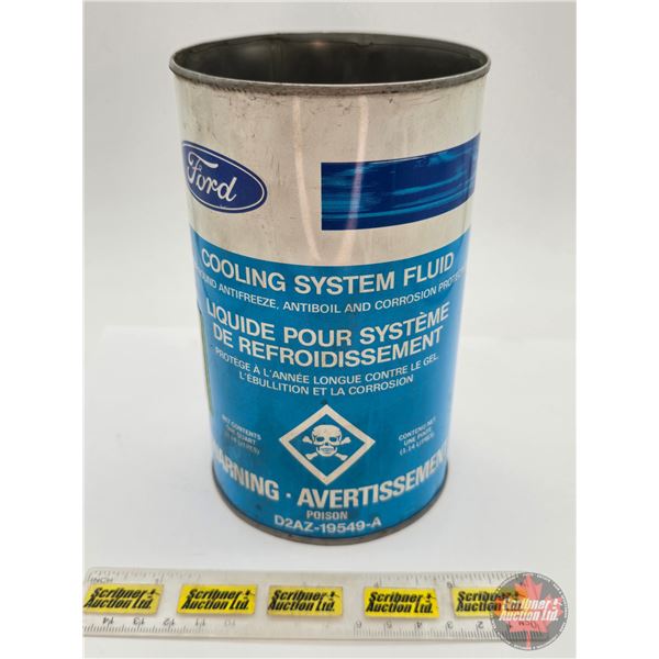 FORD Cooling System Fluid One Quart Can (6-1/2"H)