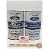 Image 2 : FORD Combo (2) : - Premium Motor Oil One Quart Can (Cardboard) (6-1/2"H) - Premium Motor Oil One Qua