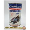 Image 2 : MOTOMASTER Snowmobile Oil Forty Fl. Oz. Can (6-1/2"H)