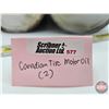Image 8 : CANADIAN TIRE Combo: (2) - Motor Oil Forty Fl. Oz. Can (FULL) (6-1/2"H) - Motor Oil Forty Fl. Oz. Ca