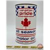 Image 2 : CANADIAN PRIDE All Season Motor Oil One Quart Can (FULL) (6-1/2"H)