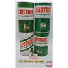 Image 2 : CASTROL Combo (4) :  - (2) Motor Oil with Liquid Tungsten One Imperial Quart Cans (Cardboard) (6-1/2