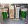 Image 2 : CASTROL GROUP (4) : - Motorcycle Injector Oil 40 Fl. OZ. Tin (7-5/8"H x 4-1/2"W x 2-1/4"D) - Motorcy