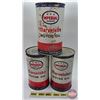 Image 2 : IMPERIAL Combo (3) : Marvelube Motor Oil One Imperial Quart Cans (6-3/4"H)