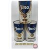 Image 2 : VEEDOL Combo (3) : - (2) 10-30 Motor Oil One Imperial Quart Cans (FULL) (6-1/2"H) - Multigrade Motor