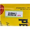 Image 8 : PENNZOIL Motor Oil One Imperial Quart Can (FULL) (6-1/2"H)